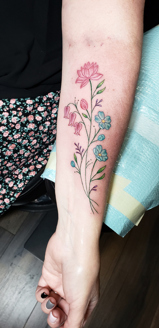 Zara Tattoos - ✧ Space Florals✧ . I posted this design on... | Facebook