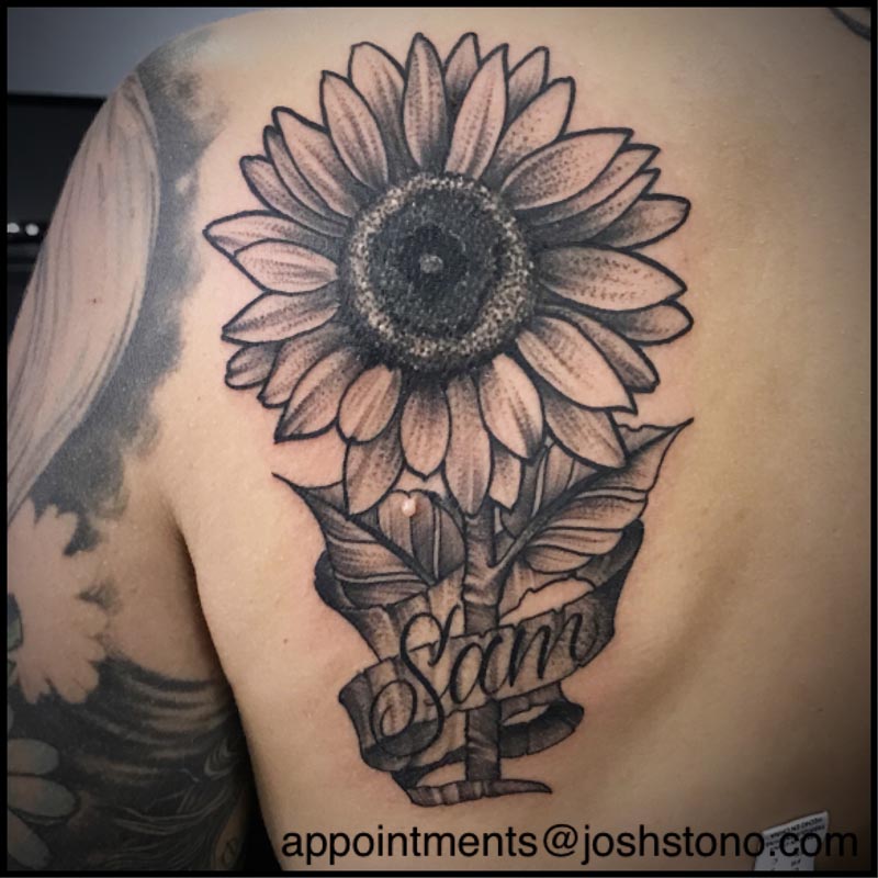 101 Best Black And Grey Sunflower Tattoo Ideas That Will Blow Your Mind   Outsons