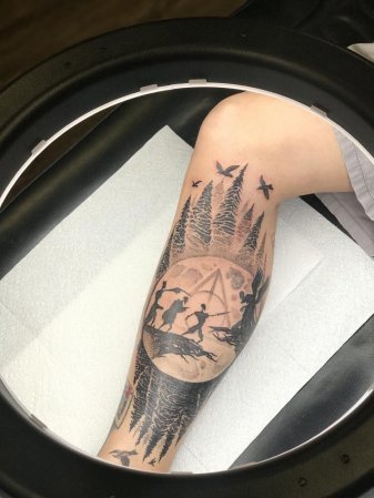 Harry Potter tattoos | Hart & Huntington Tattoo Co. Las Vegas