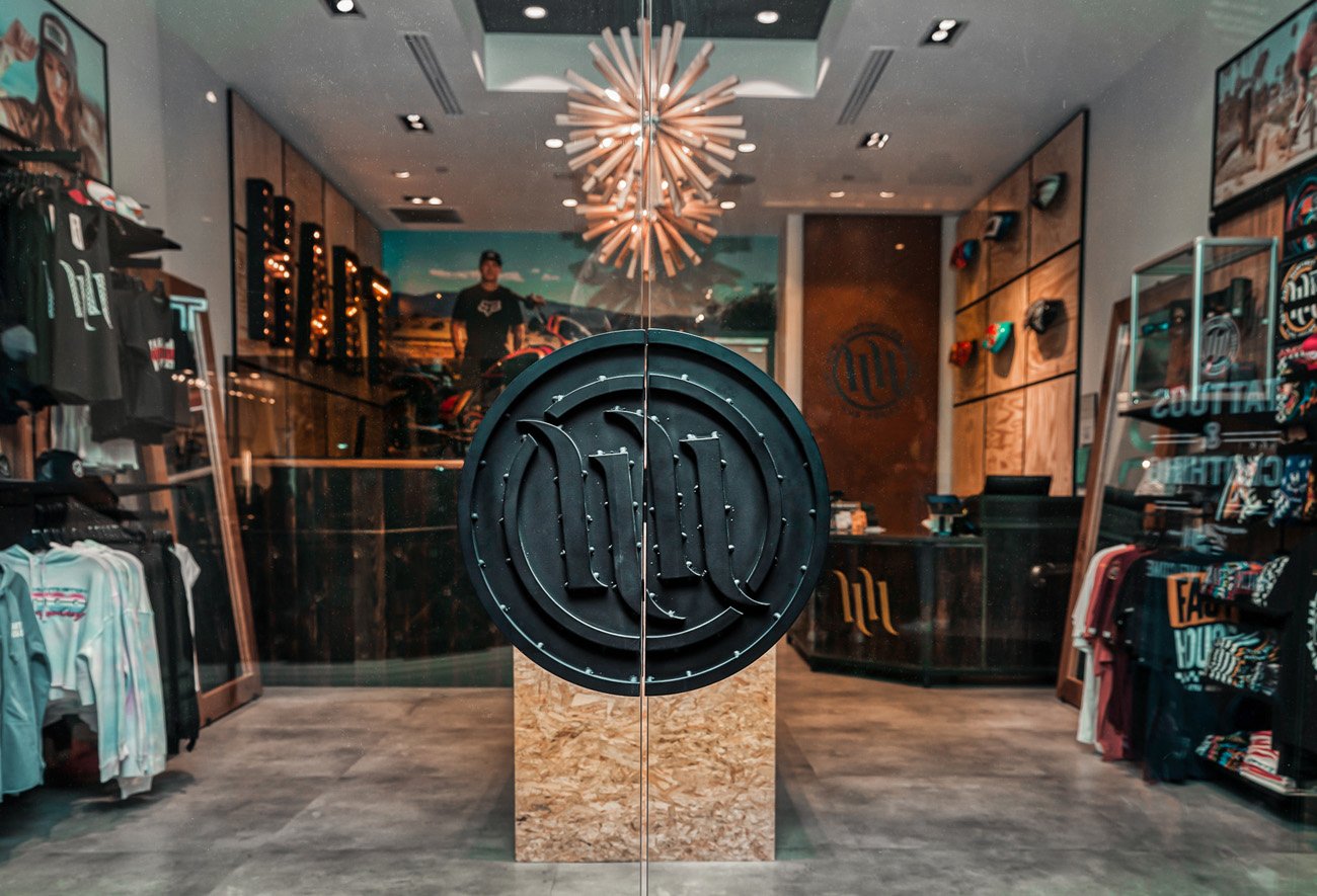 Our 4 bar logo greets you at the entrance of our tattoo shop at The Forum Shops at Caesars Our 4 bar logo greets you at the entrance of our tattoo shop at The Forum Shops at Caesars