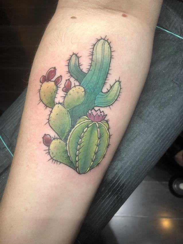 44 of the coolest cactus tattoos that will make you fall in love with the  plant 