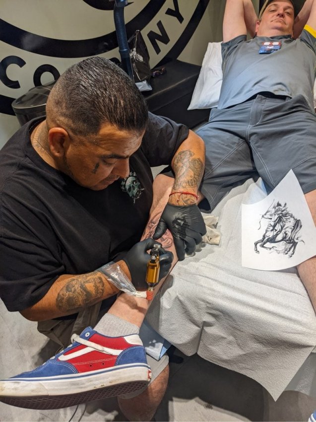 Matt at H&H Tattoo Las Vegas