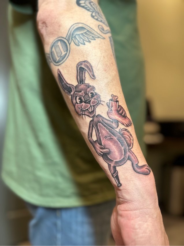 Steve Draper's tattoos by Lacey at Hart &amp; Huntington Tattoo Co. Las Vegas