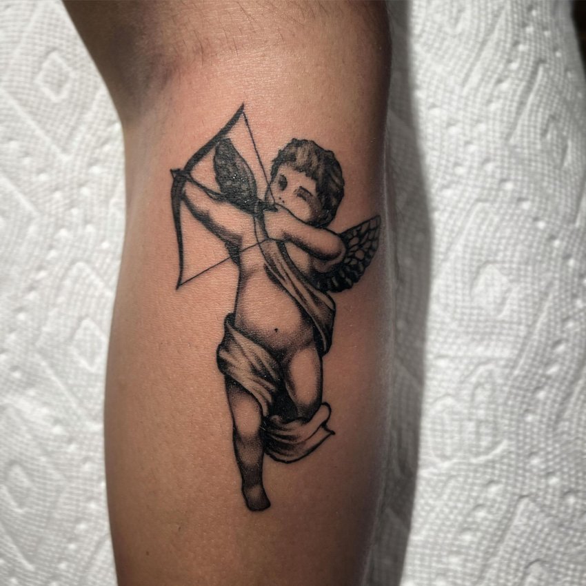 80 Best Cupid Tattoos Ideas for Men and Women 