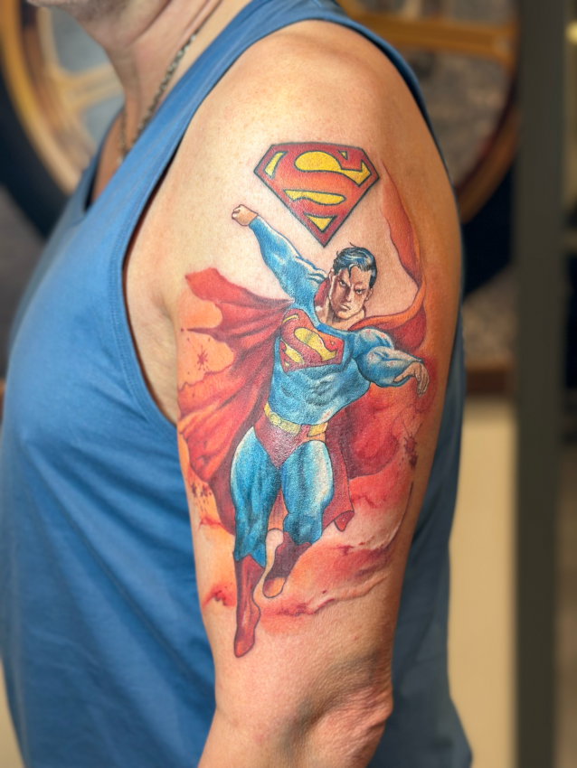 170+ Heroic Superman Tattoos Ideas (2023) - TattoosBoyGirl