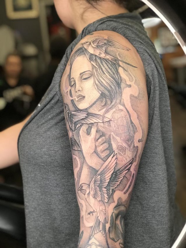 Surrealism tattoos | Hart & Huntington Tattoo Co. Las Vegas Surrealism tattoos | Hart & Huntington Tattoo Co. Las Vegas