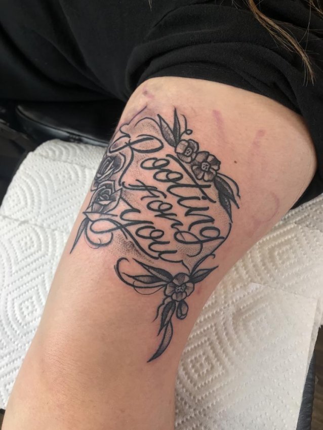 Lettering and Script tattoos | Hart & Huntington Tattoo Co. Las Vegas Lettering and Script tattoos | Hart & Huntington Tattoo Co. Las Vegas
