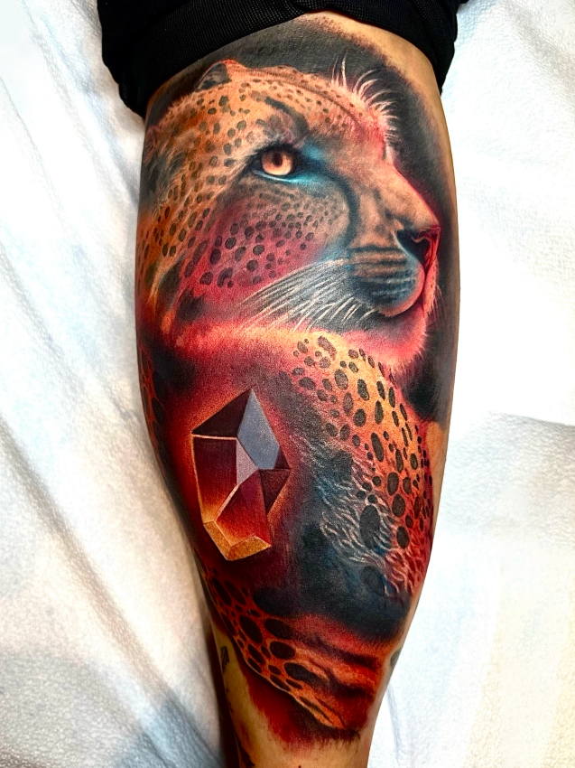 candicefrisby:tundra-sleeve-in-progress-tundra-raven-realism -ermine-skull-lupine-flower-alaska-nature-natural-realistic