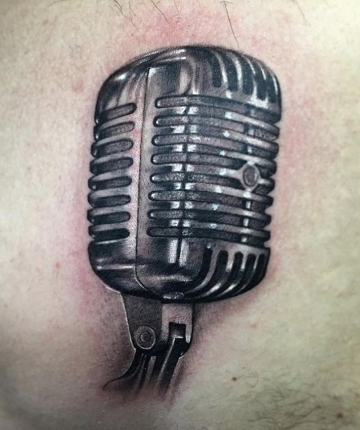 Details 140+ vintage mic tattoos