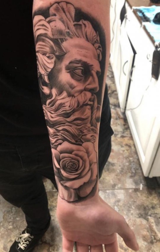 Black and Grey Tattoo Gallery — Signature Rose