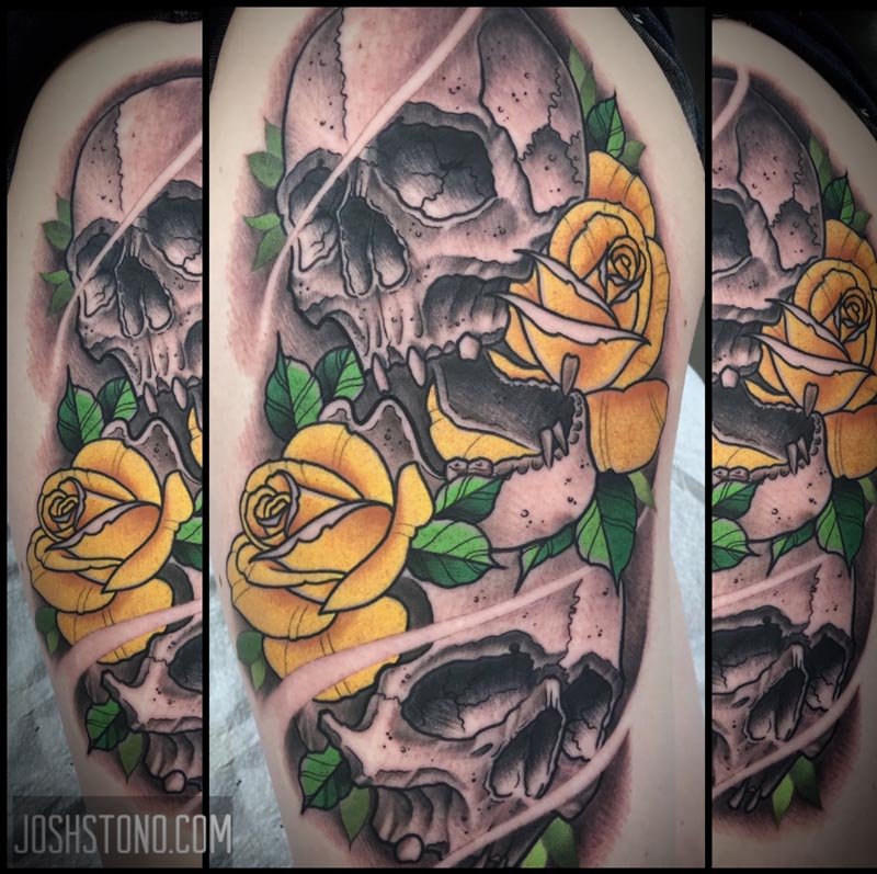 Skull tattoos  Hart & Huntington Tattoo Co. Las Vegas