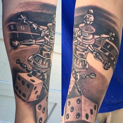 Tattoo uploaded by Chrissy Trowbridge • Her King Chess Piece done on Left  Hand • Tattoodo