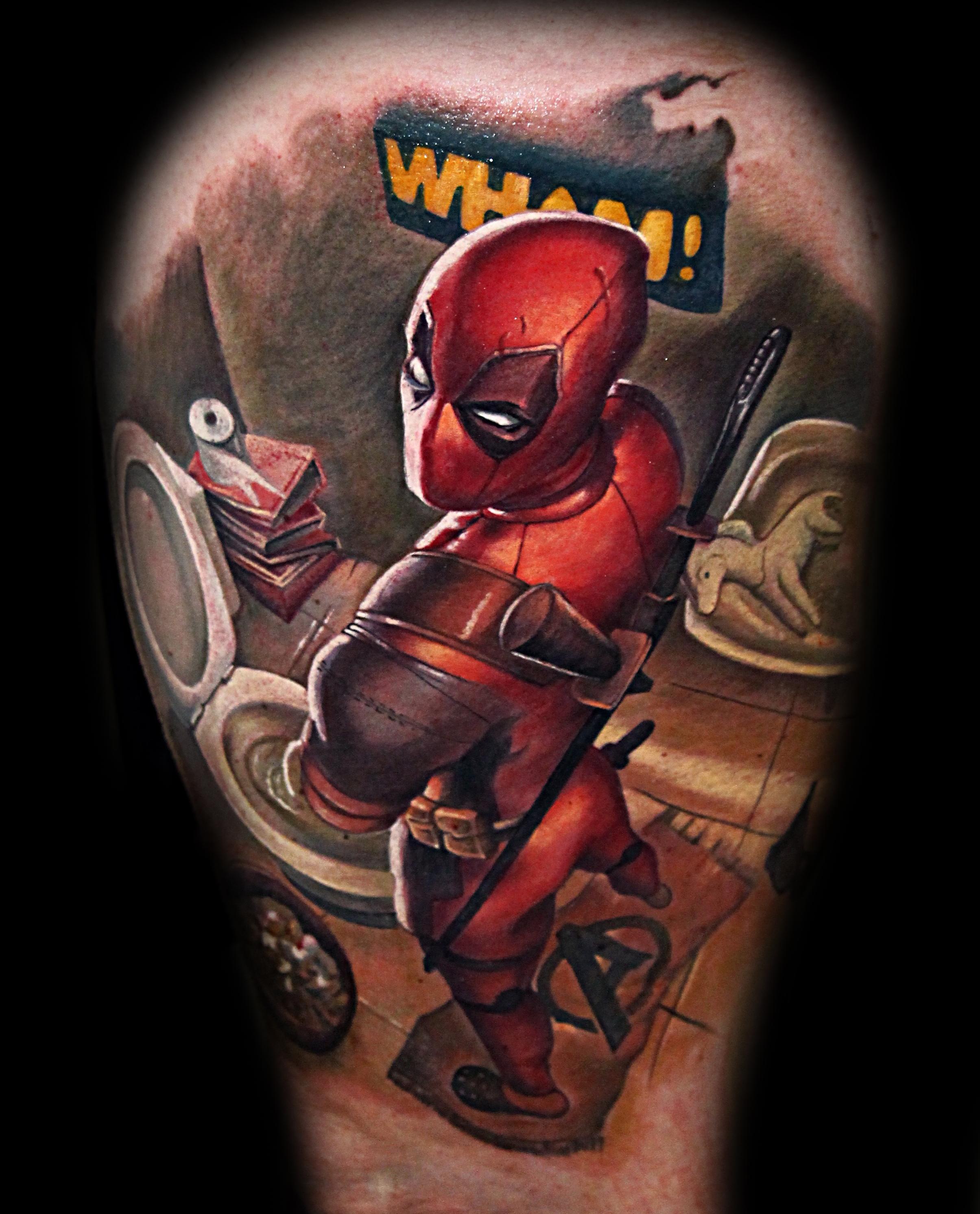 tattoo by Damien Wickham | H&H Las Vegas tattoo artist